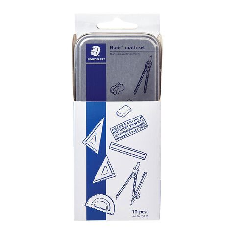 Staedtler Noris Club Math Set 10 Piece Multi-Coloured