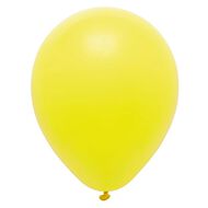 Party Inc Balloons Solid Colour Yellow 25cm 25 Pack