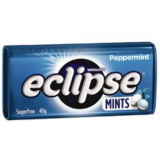 Eclipse Peppermint Mints Sugar Free Large Tin 40g