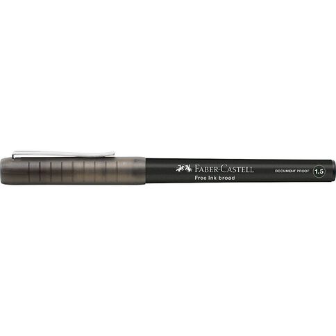 Faber-Castell Free Ink Rollerball Pen - Broad 1.5mm Black