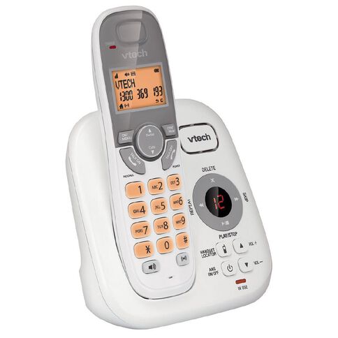 Vtech FS6424A Cordless Phone Answer Machine White
