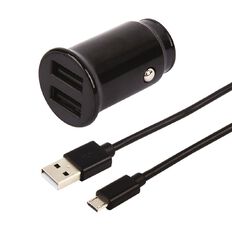 Tech.Inc Car Charger with Micro USB Cable