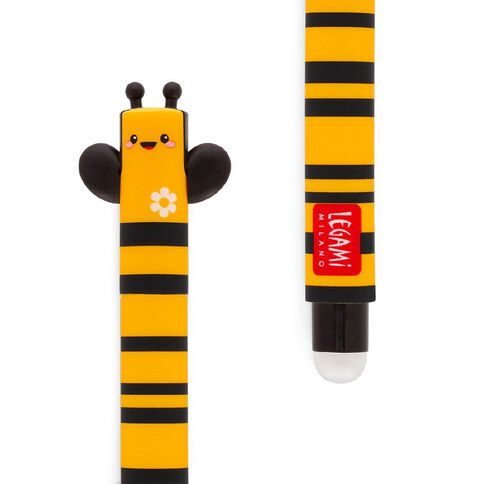 Legami Bee Erasable Gel Pen Black