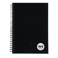 WS Notebook Wiro 200 Pages Hard Back Black A5