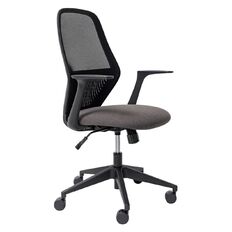 Buro Seating Mondo Soho Chair Black Mesh With Arms