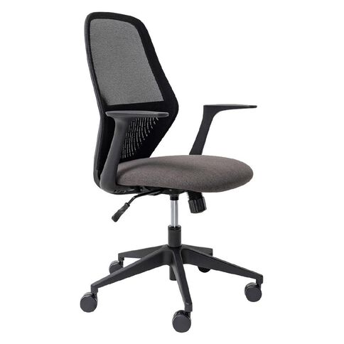 Buro Seating Mondo Soho Chair Black Mesh With Arms