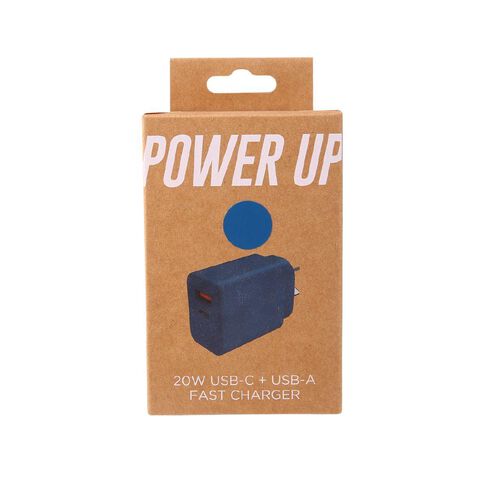Lifestyles 20W USB-C Wall Charger Blue