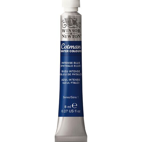 Winsor & Newton Cotman Watercolour Paint 8ml Intense Blue 327