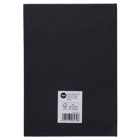 WS 2026 Diary Day to Page A5 Illuminating Moth