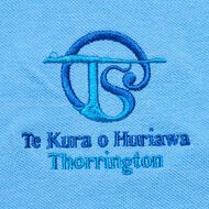 Schooltex Thorrington School New Long Sleeve Polo with Embroidery