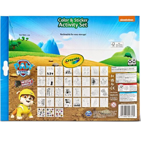 Crayola C&S Activity Set Paw Patrol