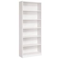 Workspace Soho 6 Tier Bookcase White