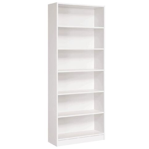 Workspace Soho 6 Tier Bookcase White