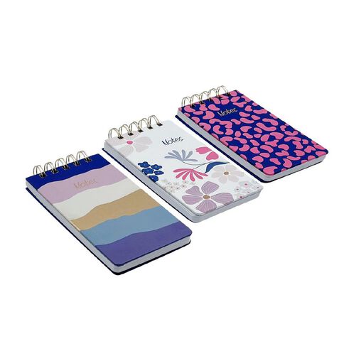 Uniti Spiral Notebook 3 Assorted Purple Mid