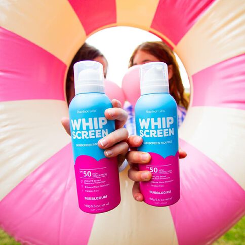 WhipScreen Bubblegum SPF50 Sunscreen Mousse 160g
