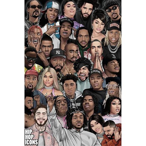 POSTER #25 - HIP HOP ICONS