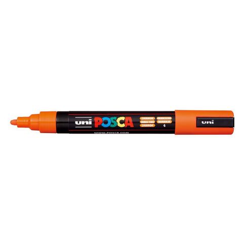Uni Posca Marker 1.8-2.5mm Medium Orange/Fluro