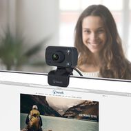 Bonelk USB Webcam Clip On 1080p Black