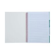Uniti Clubhouse Softcover Notebook With Dividers A4 Pink