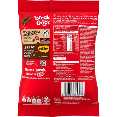KitKat Milk Chocolate Funpack Bag 154g