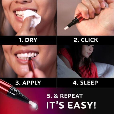 Colgate Optic White Nightly Treatment Whitening Wand 3% 1 Pack 2.5ml