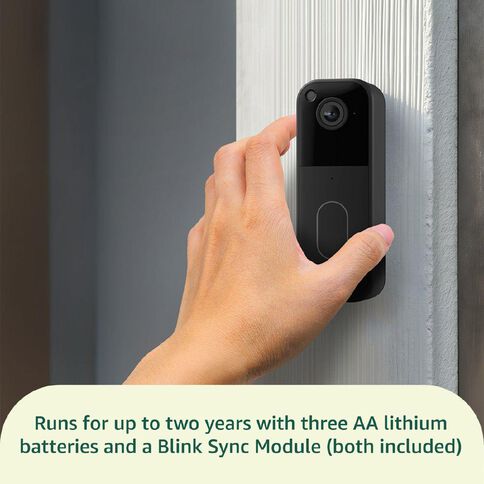 Blink Video Doorbell System Black