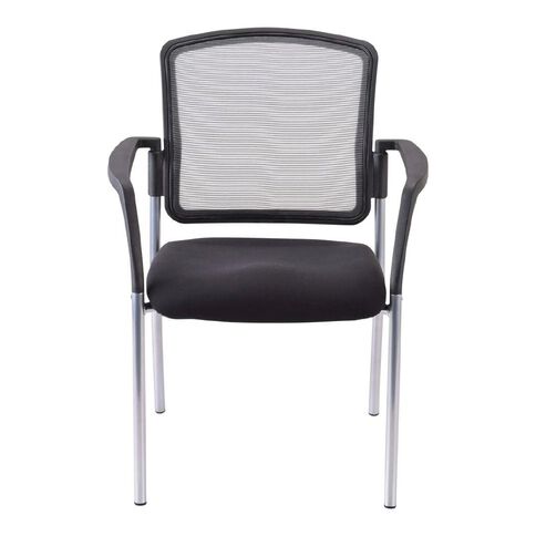 Buro Lindis Chair Mesh with Arms Reflective Silver