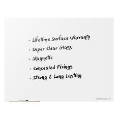 Boyd Visuals Magnetic Glass Board 900 x 600mm