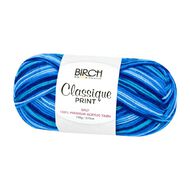 Birch Classique Yarn Prints 100% Premium Acrylic 100G 8Ply Blue