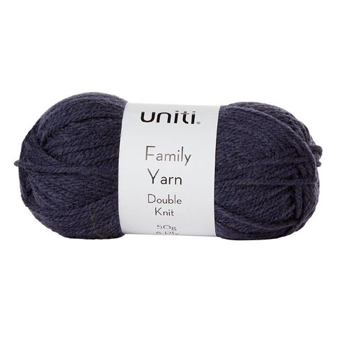 Uniti Double Knit Family Yarn Charcoal 50g