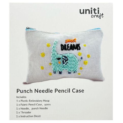 Uniti Punch Needle Pencil Case