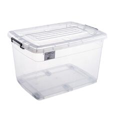 Living & Co Rolling Organiser 110L Clear