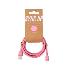 Lifestyles USB-A To USB-C 2m Pink