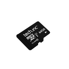Tech.Inc Micro SD Card + Adapter 64GB