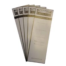 Eastlight Lever Arch Spine Labels 10 Pack White A4