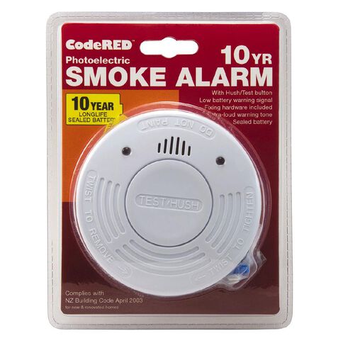 CodeRED 10 Year Photoelectric Smoke Alarm 1 Pack