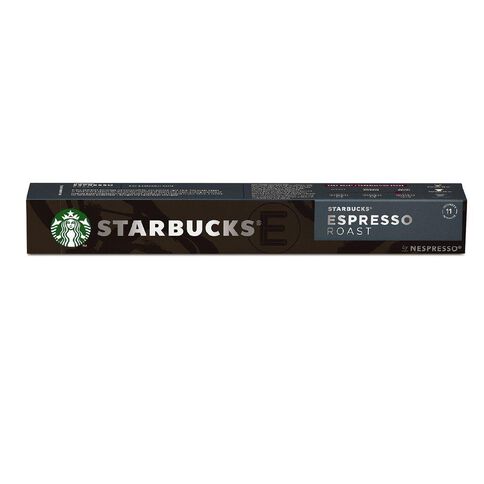 Starbucks by Nespresso Coffee Capsule Espresso Roast Capsules 10 Pack