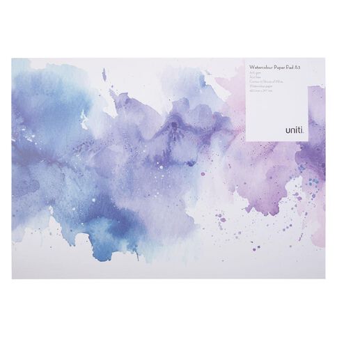 Uniti Watercolour Pad A3 300gsm