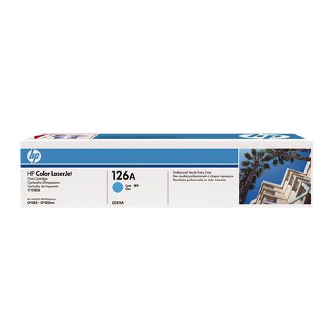 HP Toner 126A Cyan (1000 Pages)