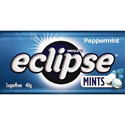 Eclipse Peppermint Mints Sugar Free Large Tin 40g