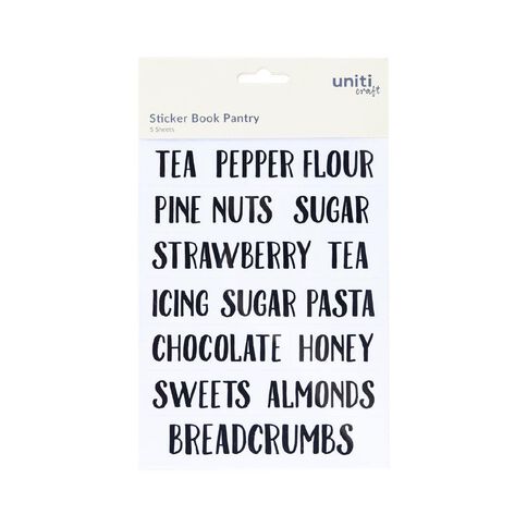 Uniti Pantry Sticker Book