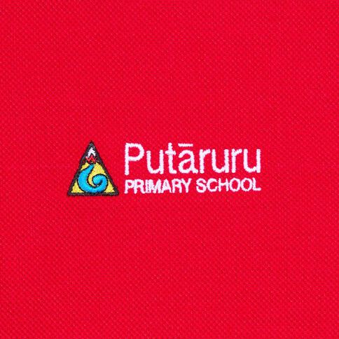 Schooltex Putaruru Contrast Polo With Embroidery