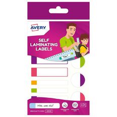Avery Kids' Asst Dishwasher & Microwave Safe Self Laminating Labels