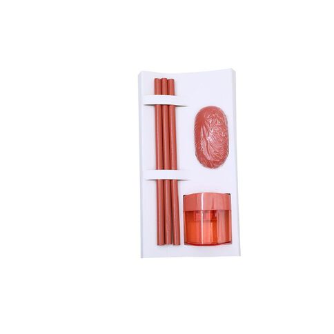 Uniti Colour Pop Pencil/Eraser/Sharpener Orange Mid