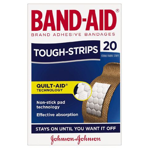 Band Aid Tough Strips Regular 20 Pack