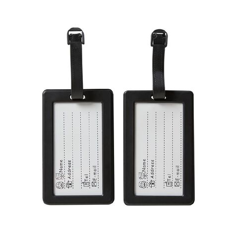 Living & Co Luggage Tags Assorted 2 Pack