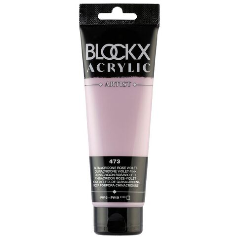 BLOCKX Acrylic Tube Quinacridone Pink Violet 120ml