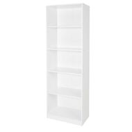 Living & Co Mason Bookcase 5 Tier White