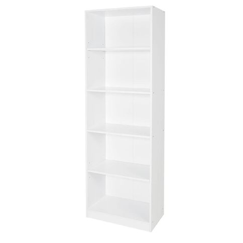 Living & Co Mason Bookcase 5 Tier White