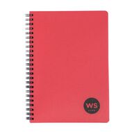WS Notebook PP Wiro 200 Pages Soft Cover Red Red Mid A5